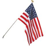 2'x3' U.S. Outdoor Economy Set with Printed Flag