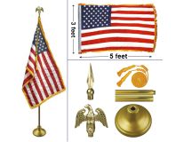 3'x5' U.S. Heavy Indoor Aluminum Mounting Set