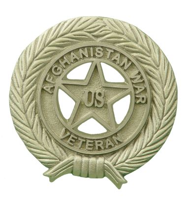 Afghanistan War Aluminum Grave Marker