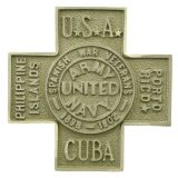 Spanish War Aluminum Grave Marker