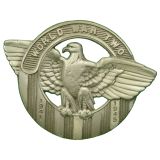 World War II Aluminum Grave Marker