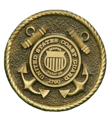 Coast Guard Bronze Grave Marker