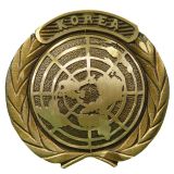 Korean War Bronze Grave Marker