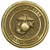 Marine Bronze Grave Marker