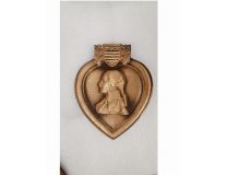 Purple Heart Bronze Grave Marker