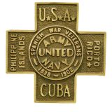 Spanish War Bronze Grave Marker