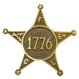 War of 1776 Bronze Grave Marker