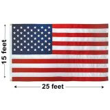 15'x25' U.S. Nylon Outdoor Flags