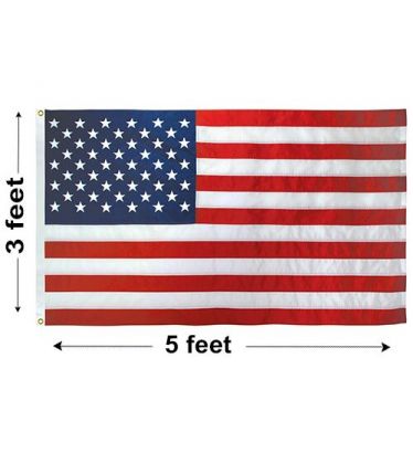 3'x5' U.S. Nylon Outdoor Flags