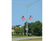 2-1/2'x4' U.S. Flag Standard Street Pole Mounting Kit