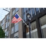 3'x5' U.S. Flag With Spinning Pole Mounting Kit