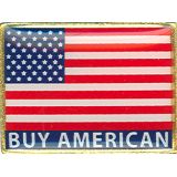 Buy American US Flag Lapel Pin