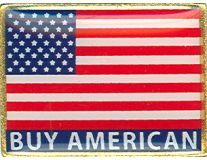 Buy American US Flag Lapel Pin