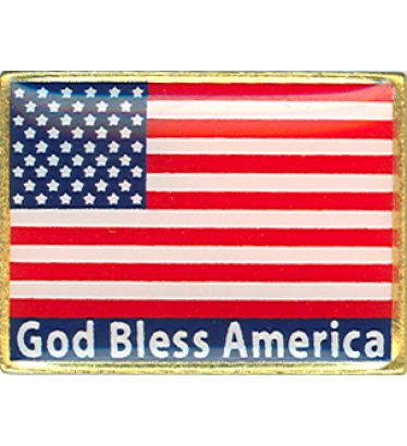 God Bless America Lapel Pin