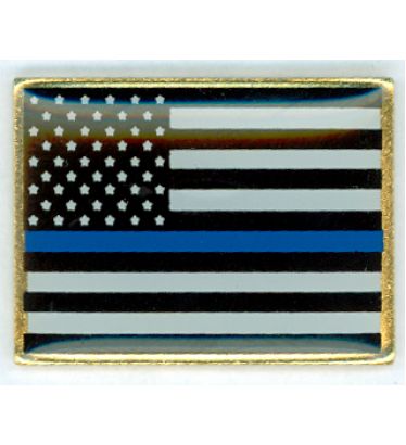 U.S. Thin Blue Line Lapel Pin