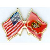 U.S./Marine Double Lapel Pin