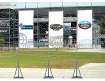 Custom 124"x42" Single Face Reverse Banner Pro