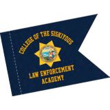 Custom 20"x27.75" Single Face Reverse Guidon/Burgees with...