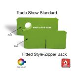 Zipper-Back Classic Custom Fitted Table Cover - Flame Retardant