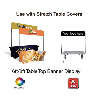 Overhead Stretch Banner & Frame Table Kit