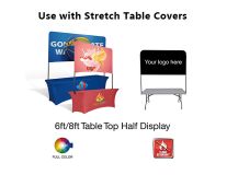 Half Wall Stretch Banner & Frame Table Kit