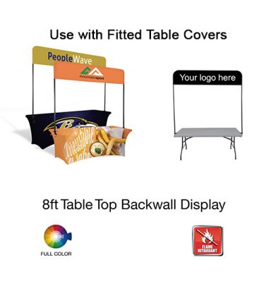 Overhead Fitted Banner & Frame Table Kit