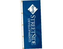 10'x3' Custom Vertical Flag- Grommets