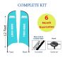 12' Wave Custom Banner Package - Single Face Reverse