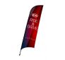 12' Wave Custom Replacement Banner - Single Face Reverse