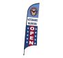 7' Wave Custom Replacement Banner - Double Face