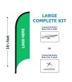 KIT - Large Commercial-Basics Wave Custom Banner