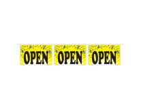 60' Open Mini Message Pennants