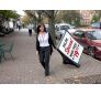 Deluxe Rolling Sidewalk Sign