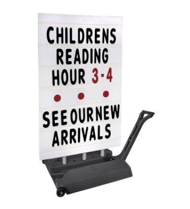 Standard Rolling Springer Sidewalk Sign