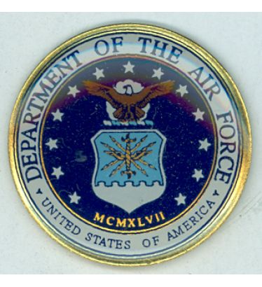 Department of the Air Force Round Lapel Pin