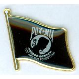 POW-MIA Flying Flag Lapel Pin