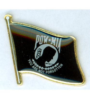 POW-MIA Flying Flag Lapel Pin