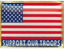 Support Our Troops - US Lapel Pin