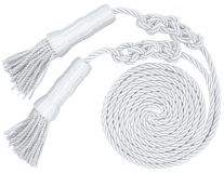 White Cord and Tassels for 3'x5' Indoor Flag Set