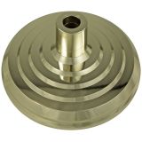 10 lb. Gold Plated Plastic Floor Stand - Most Pole Sizes