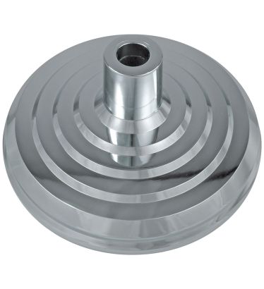 10 lb. Silver Plated Plastic Floor Stand - Most Pole Sizes