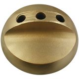 32 lb. Gold Three Hole Floor Stand - Most Pole Sizes