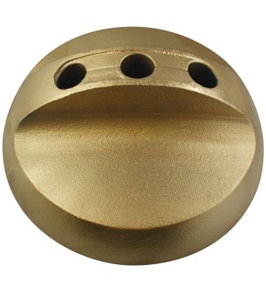 32 lb. Gold Three Hole Floor Stand - Most Pole Sizes