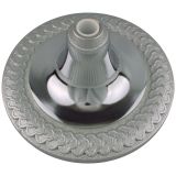 12" Silver Chrome Plated Guidon Stand
