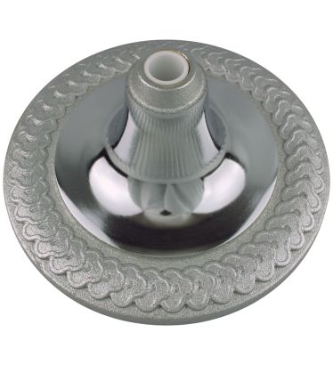 12" Silver Chrome Plated Guidon Stand