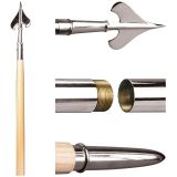 9' Guidon Pole Set with Silver Fittings