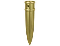 Gold Metal Pointed Bottom Ferrule