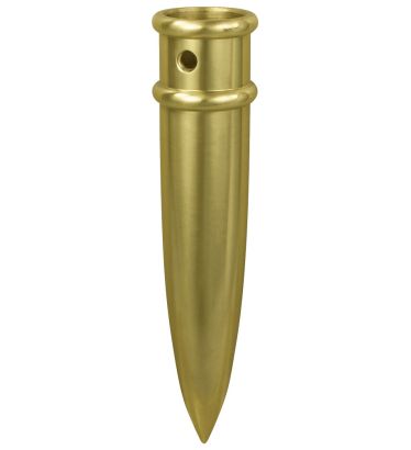 Gold Metal Pointed Bottom Ferrule