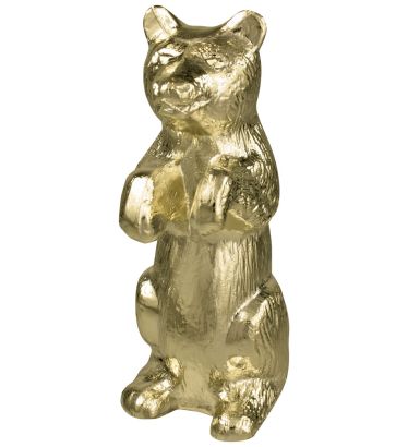 5-1/2" Gold Metal Bear for Aluminum Poles - Indoor/Parade
