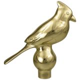 6-1/2" Gold Metal Cardinal for Oak Poles - Indoor/Parade